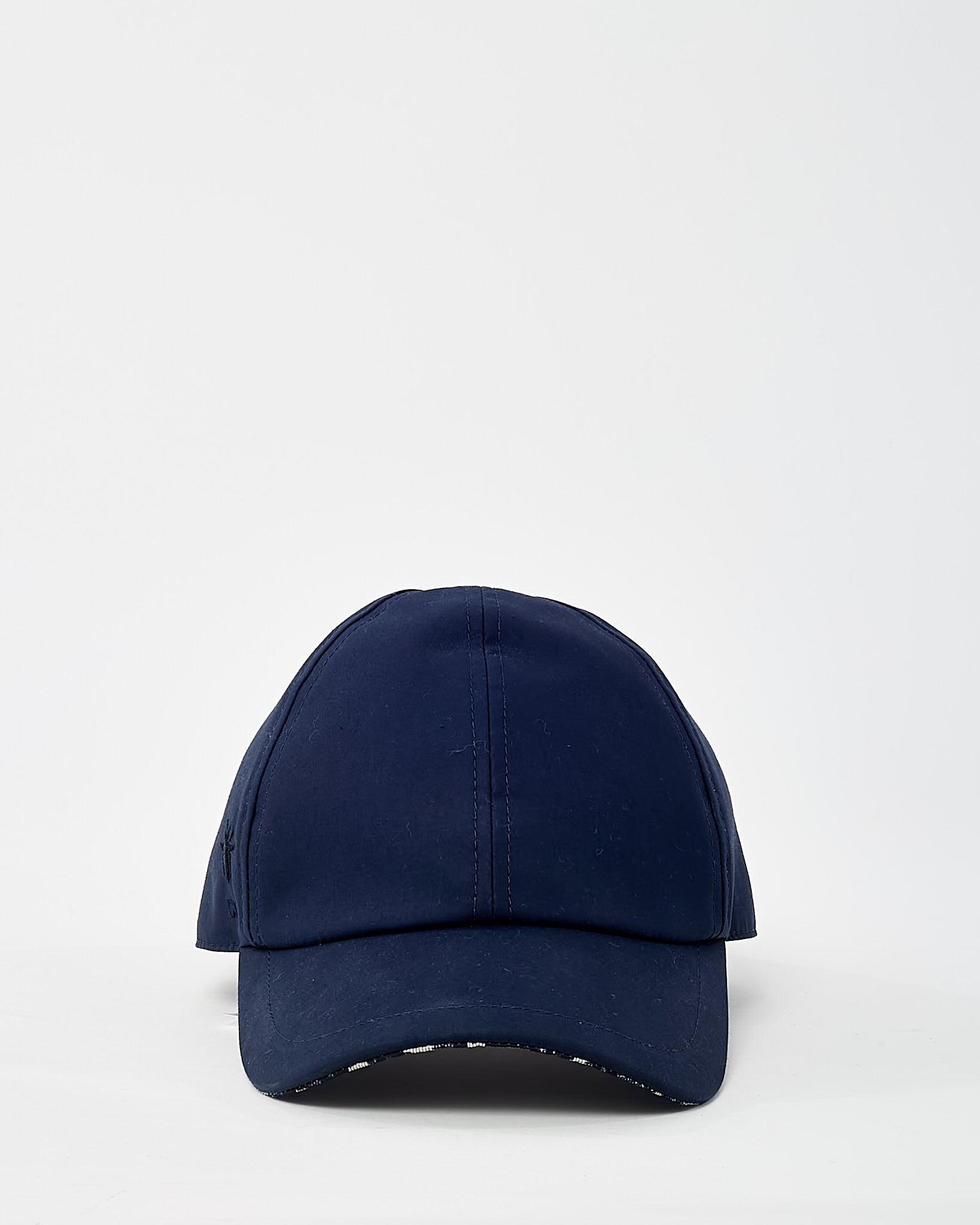 Dior Navy Blue Cotton/Poly Bee Embroidered Baseball Cap - 58