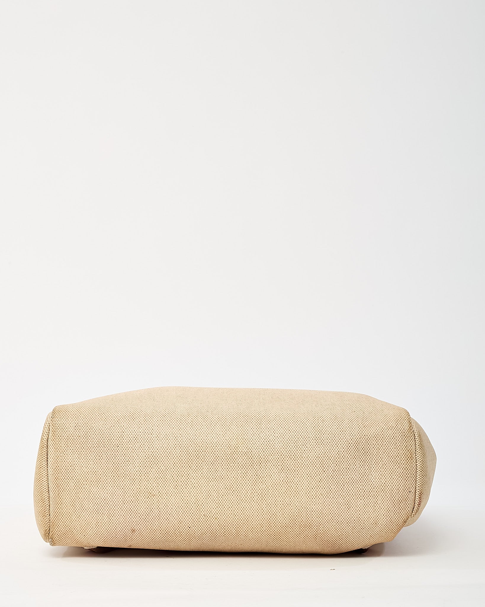 Hermès Beige Natural Toile Vache Calfskin Herbag 30 PM Backpack