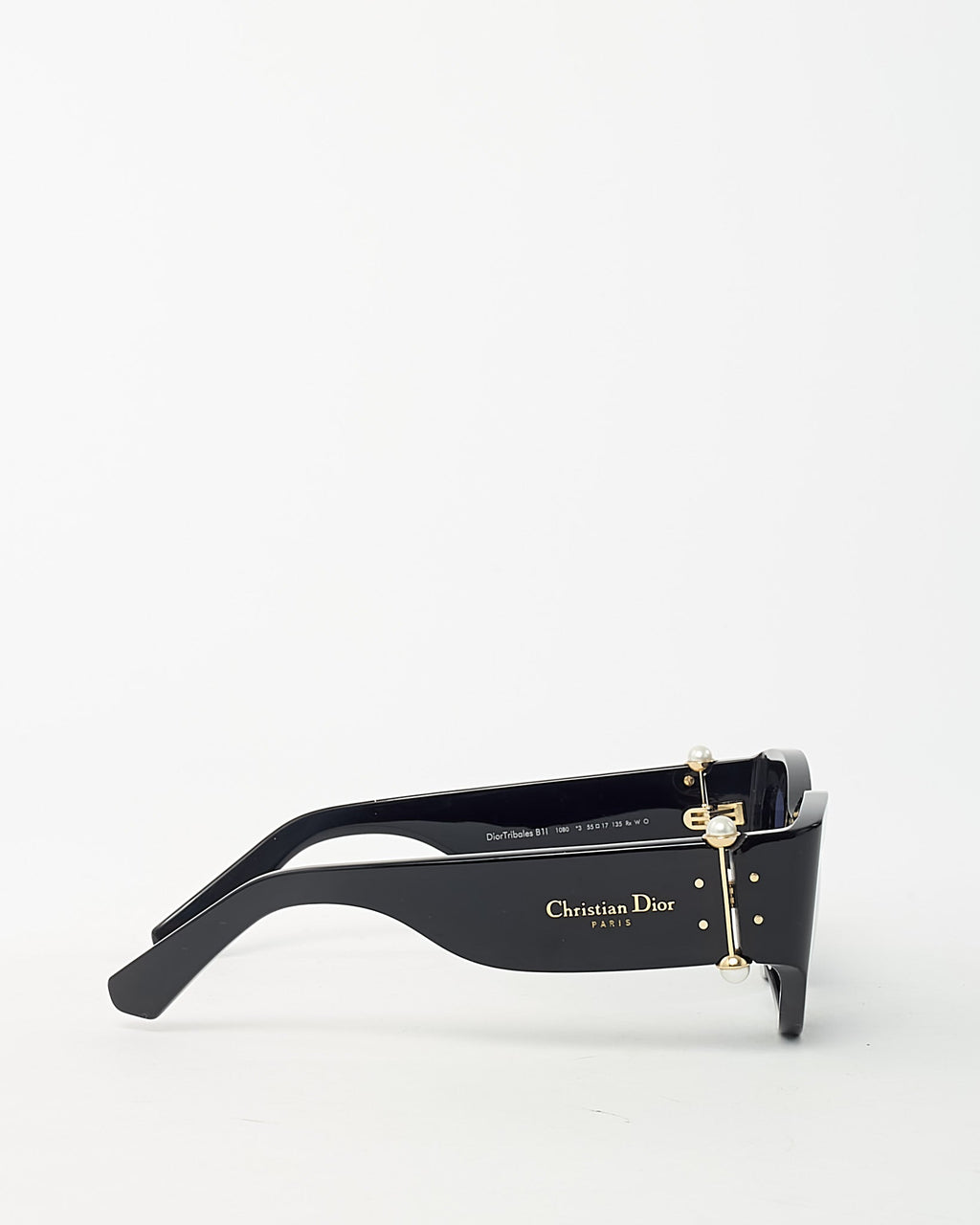 Dior Black Acetate DiorTribales B1I Cat-Eye Sunglasses