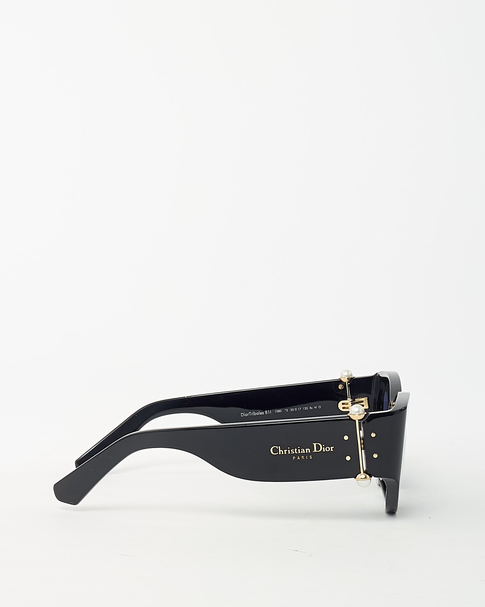 Dior Black Acetate DiorTribales B1I Cat-Eye Sunglasses
