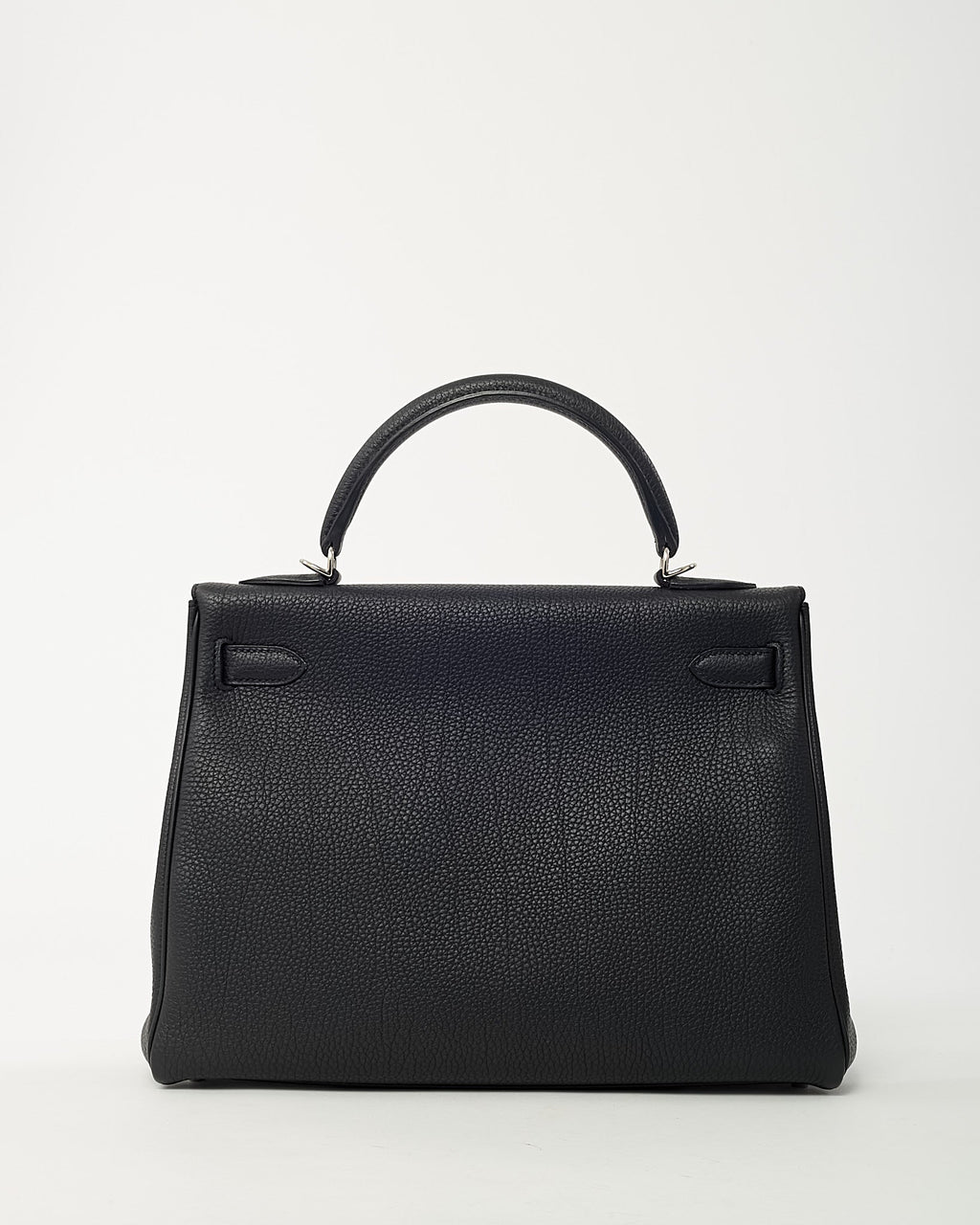 Hermès Black Togo Leather Kelly Retourne 32 Handbag PHW