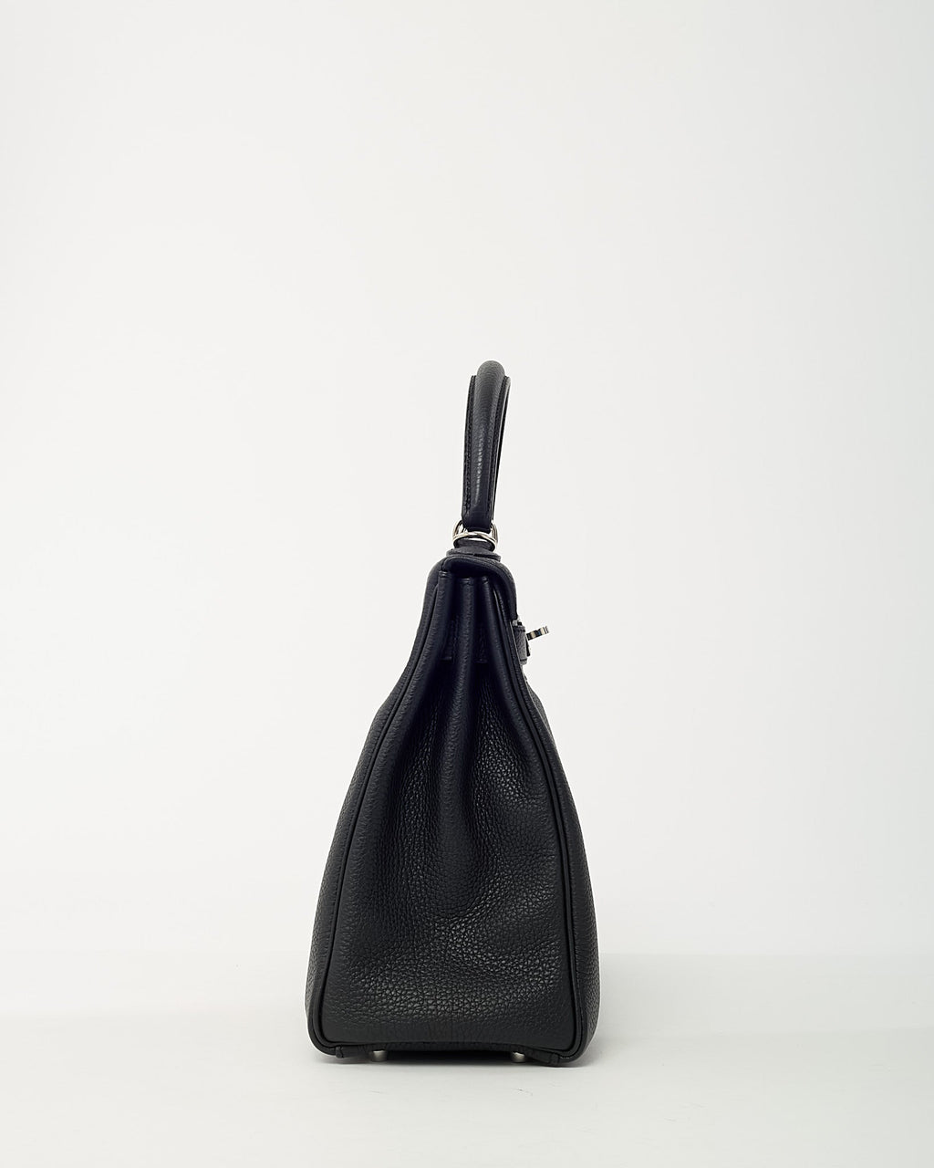 Hermès Black Togo Leather Kelly Retourne 32 Handbag PHW