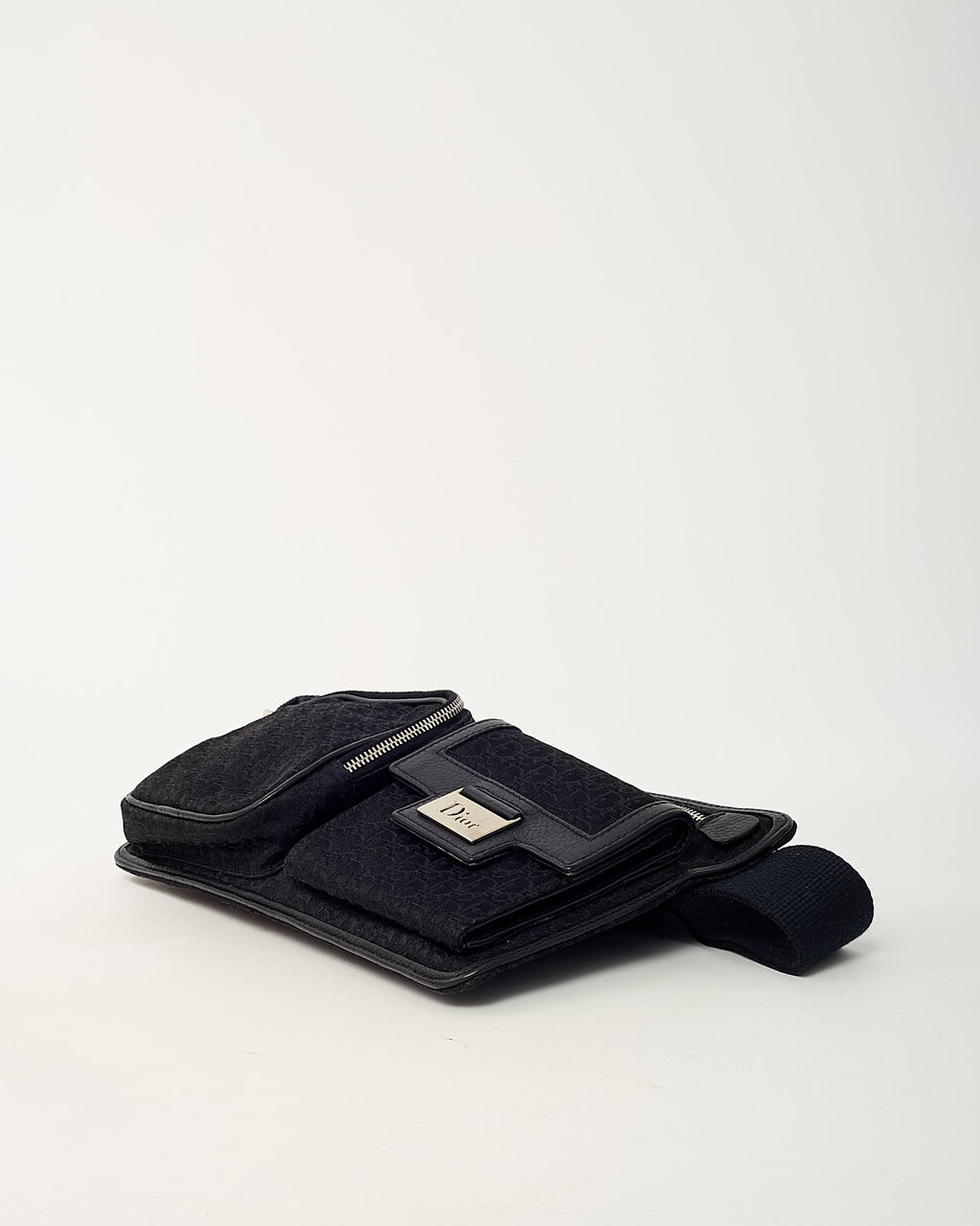 Dior Black Monogram Diorrisimo Trotter Canvas Street Chic Belt Bag