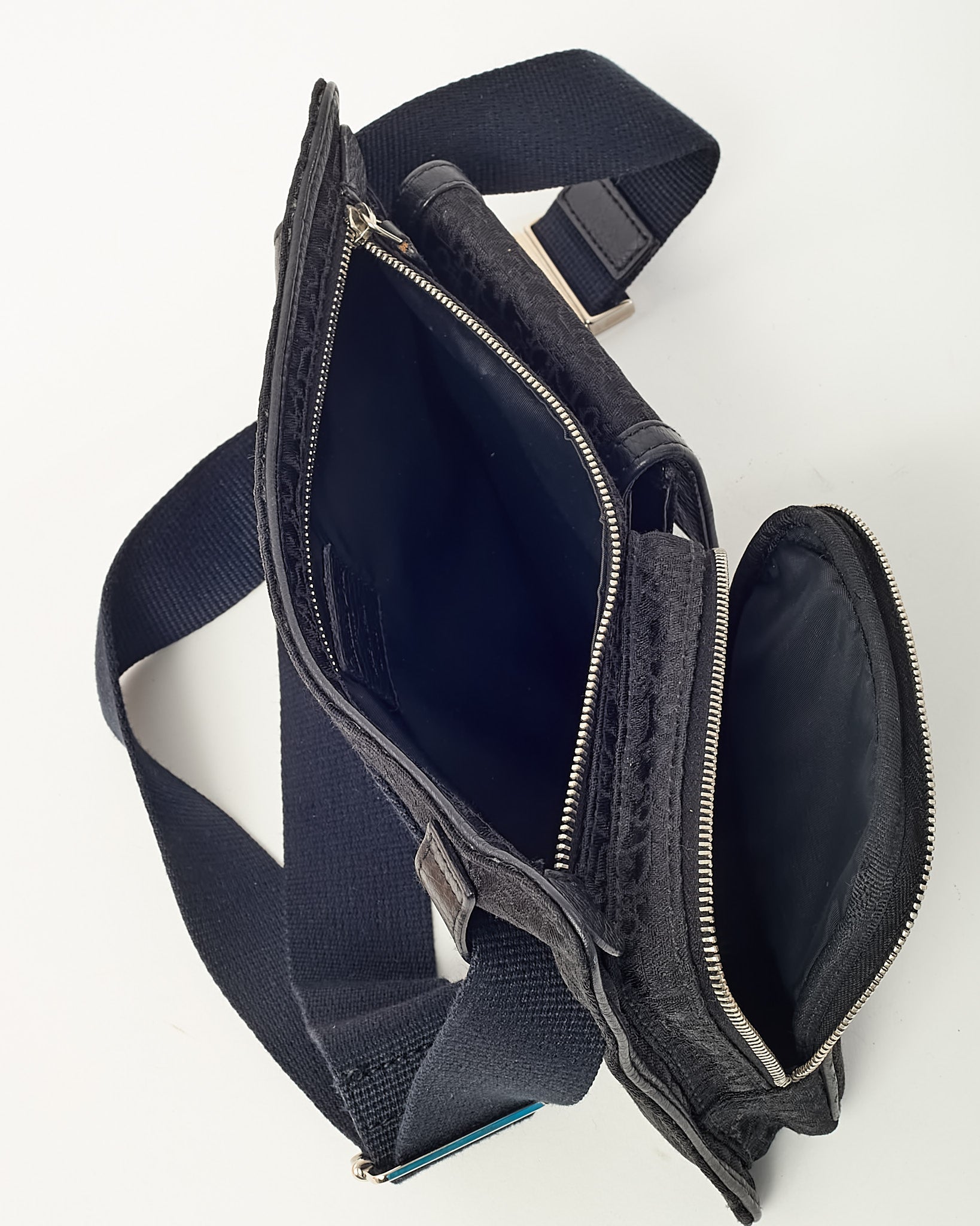 Dior Black Monogram Diorrisimo Trotter Canvas Street Chic Belt Bag