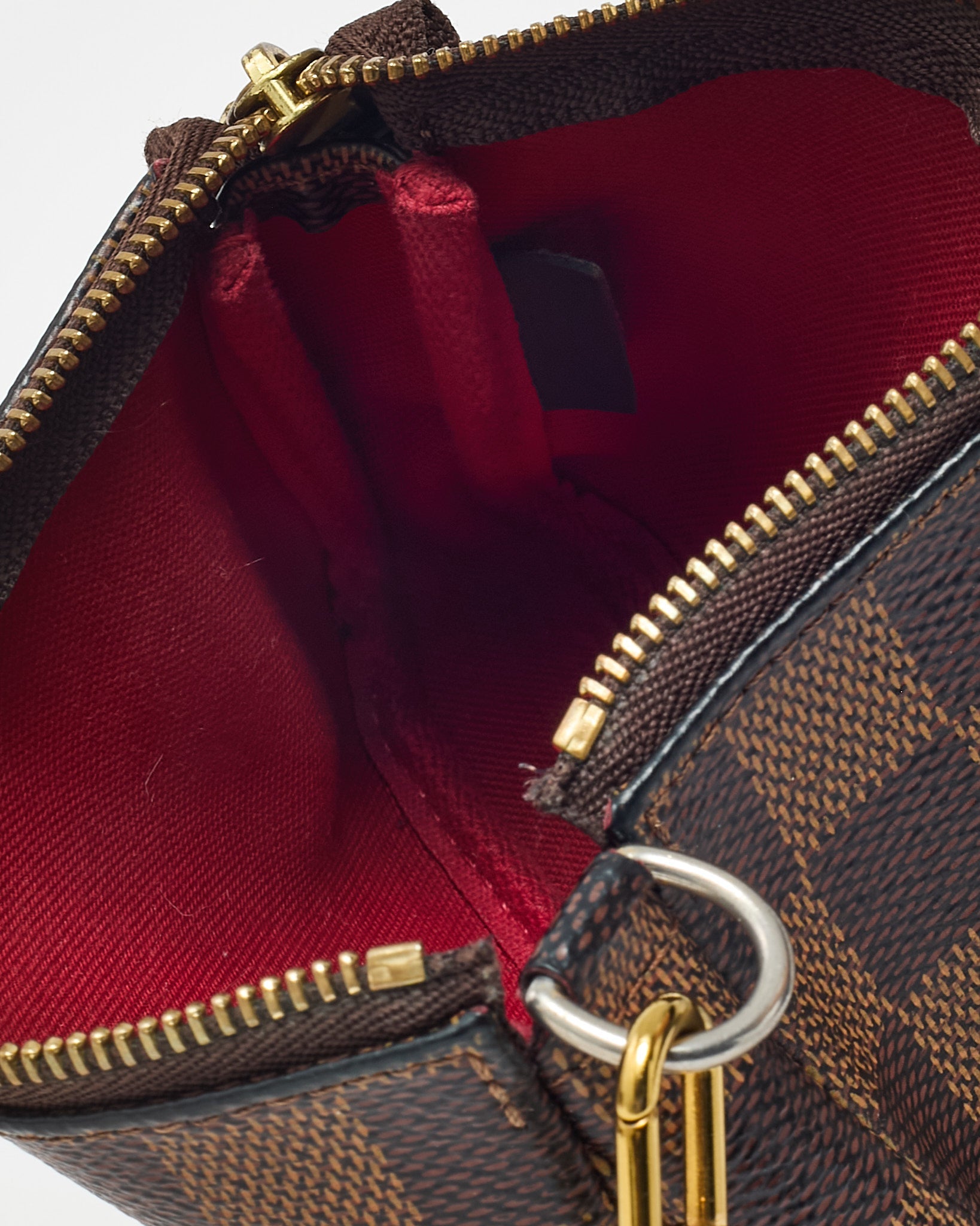 Louis Vuitton Damier Ebene Coated Canvas Mini Pochette Accessoires