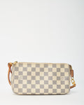 Louis Vuitton White Damier Azur Coated Canvas Pochette Accessoires Shoulder Bag