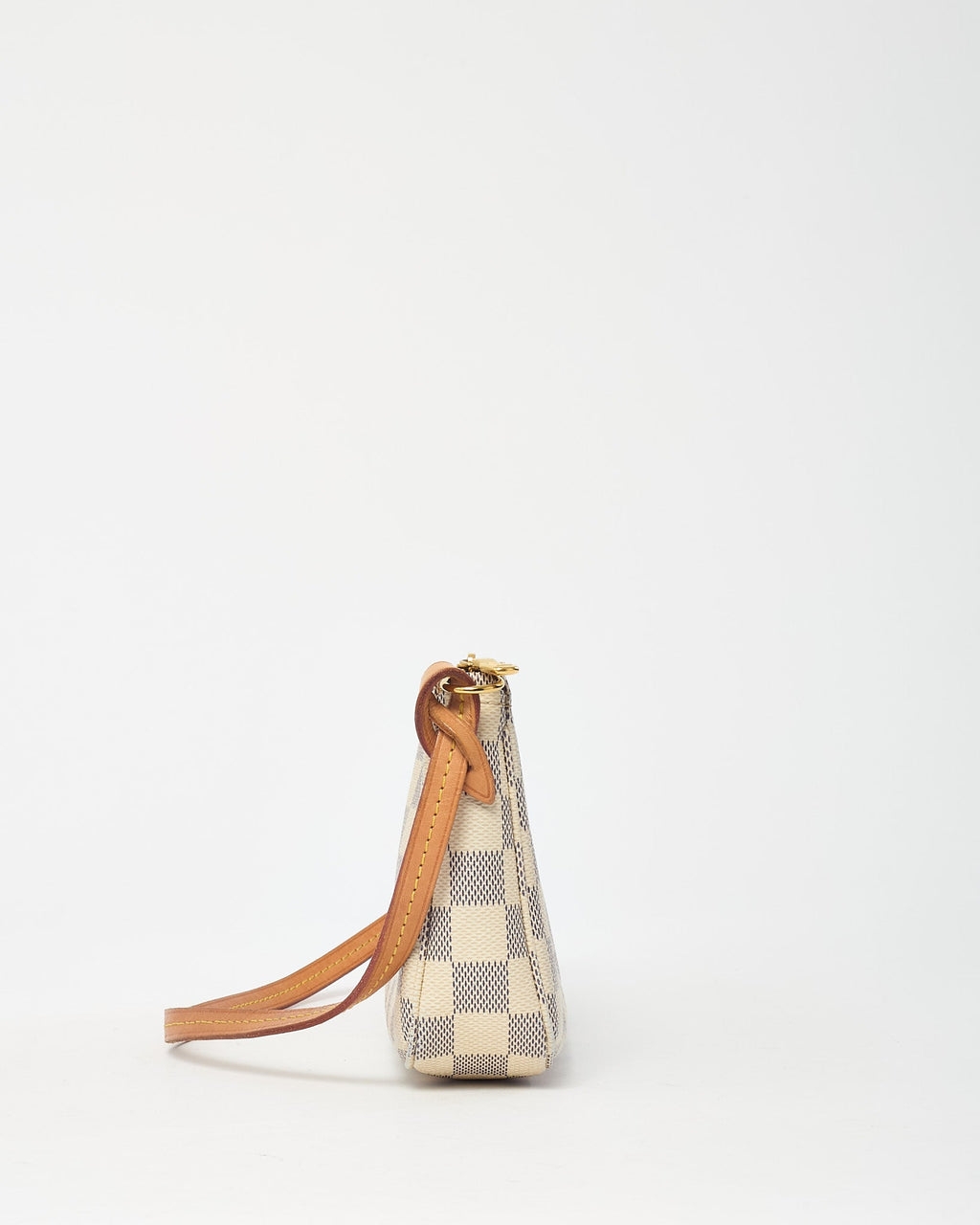 Louis Vuitton White Damier Azur Coated Canvas Pochette Accessoires Shoulder Bag