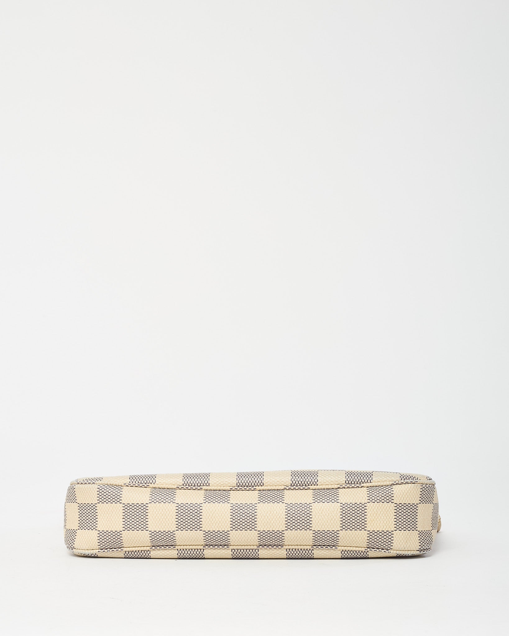 Louis Vuitton White Damier Azur Coated Canvas Pochette Accessoires Shoulder Bag