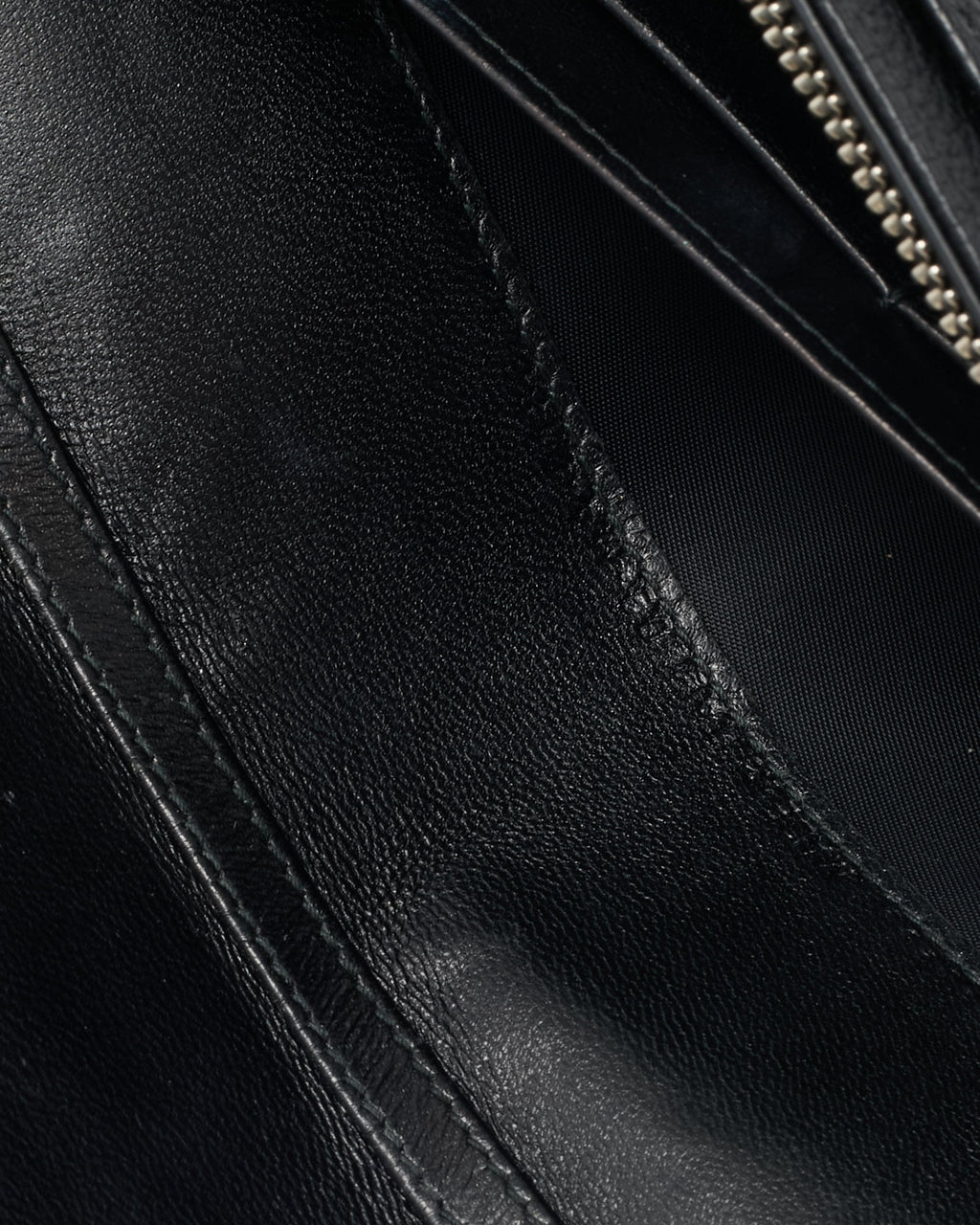 Dior Black Grained Calfskin Diorama Croisiere WOC Wallet on Chain Crossbody Bag