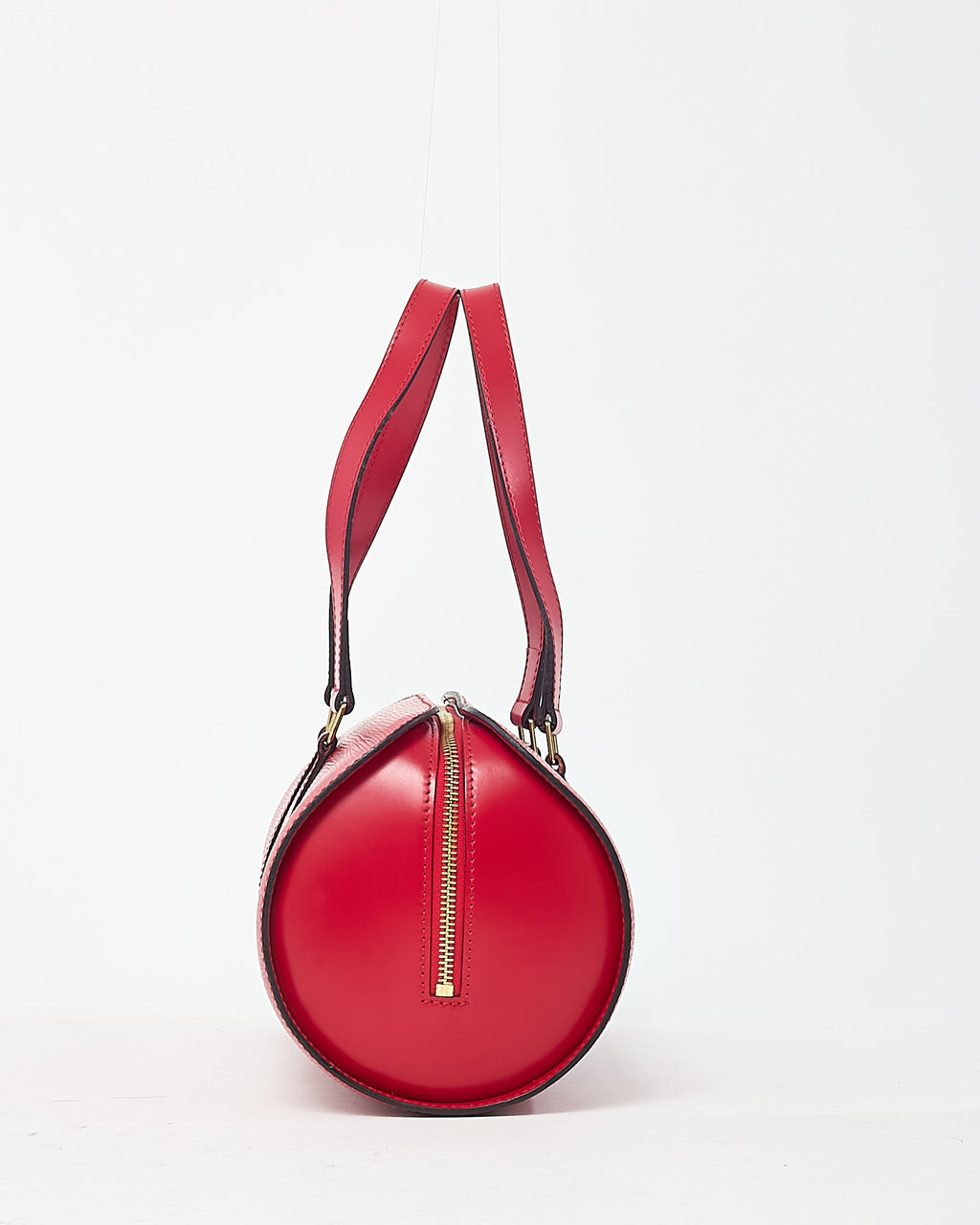 Louis Vuitton Red Epi Leather Soufflot Papillon Bag