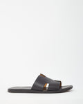 Hermès Men's Brown Leather Izmir H Sandals - 40/US 7 MEN/US 9-9.5 WOMEN