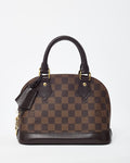 Louis Vuitton Damier Ebene Coated Canvas Alma BB Handbag