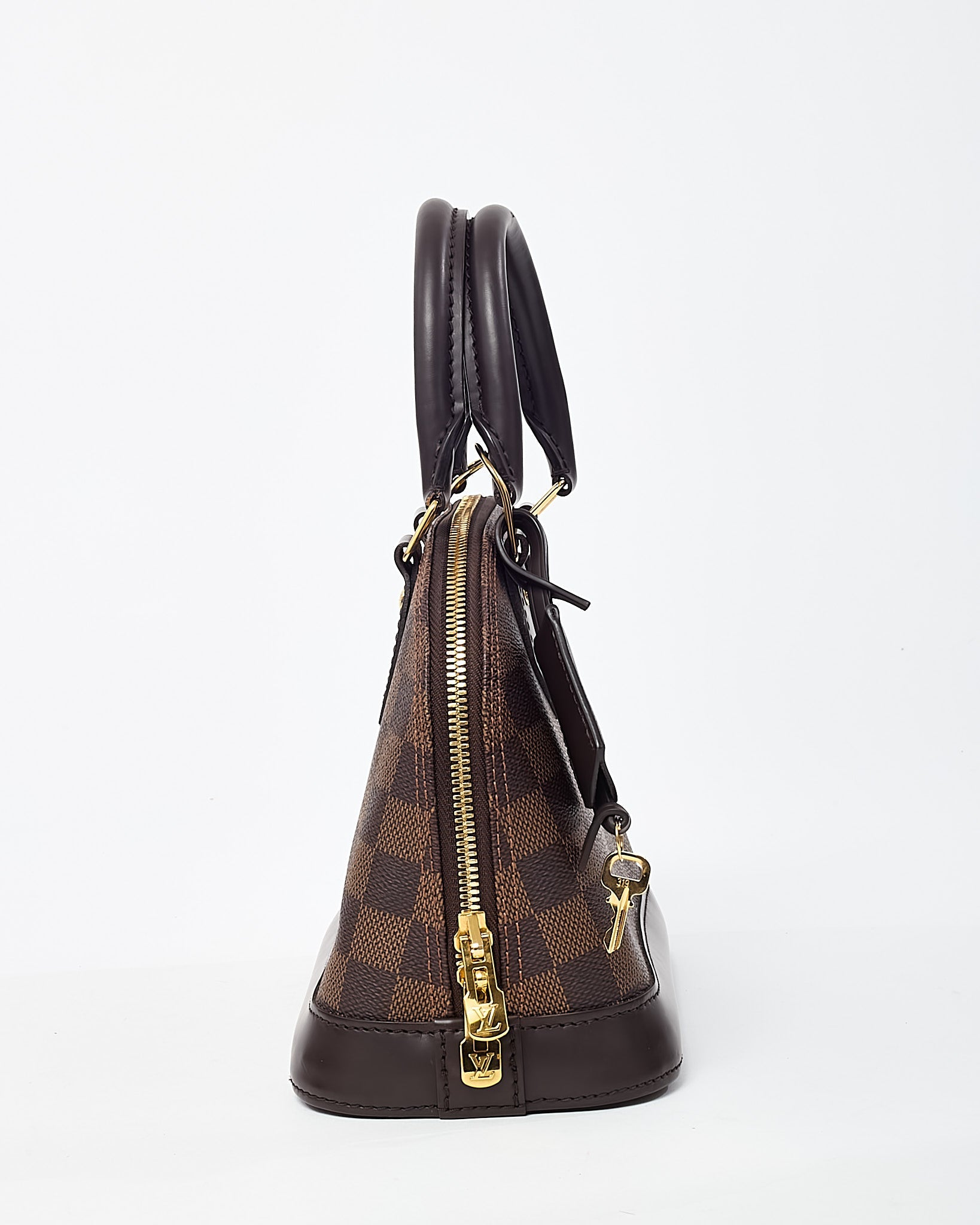 Louis Vuitton Damier Ebene Coated Canvas Alma BB Handbag