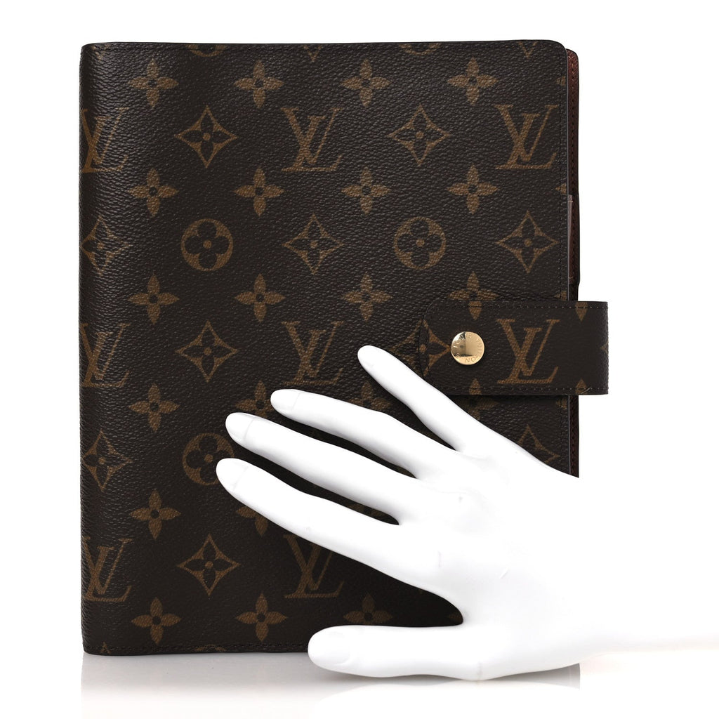 Monogram Large Ring Agenda Cover