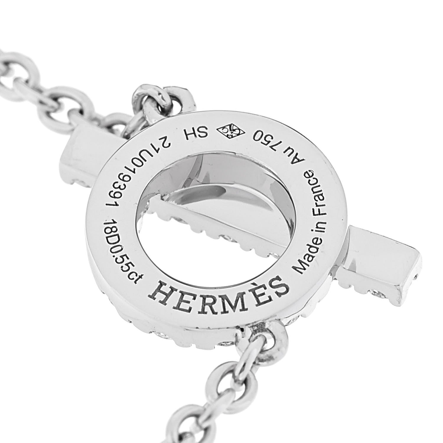 18K White Gold Diamond Finesse Bracelet SH