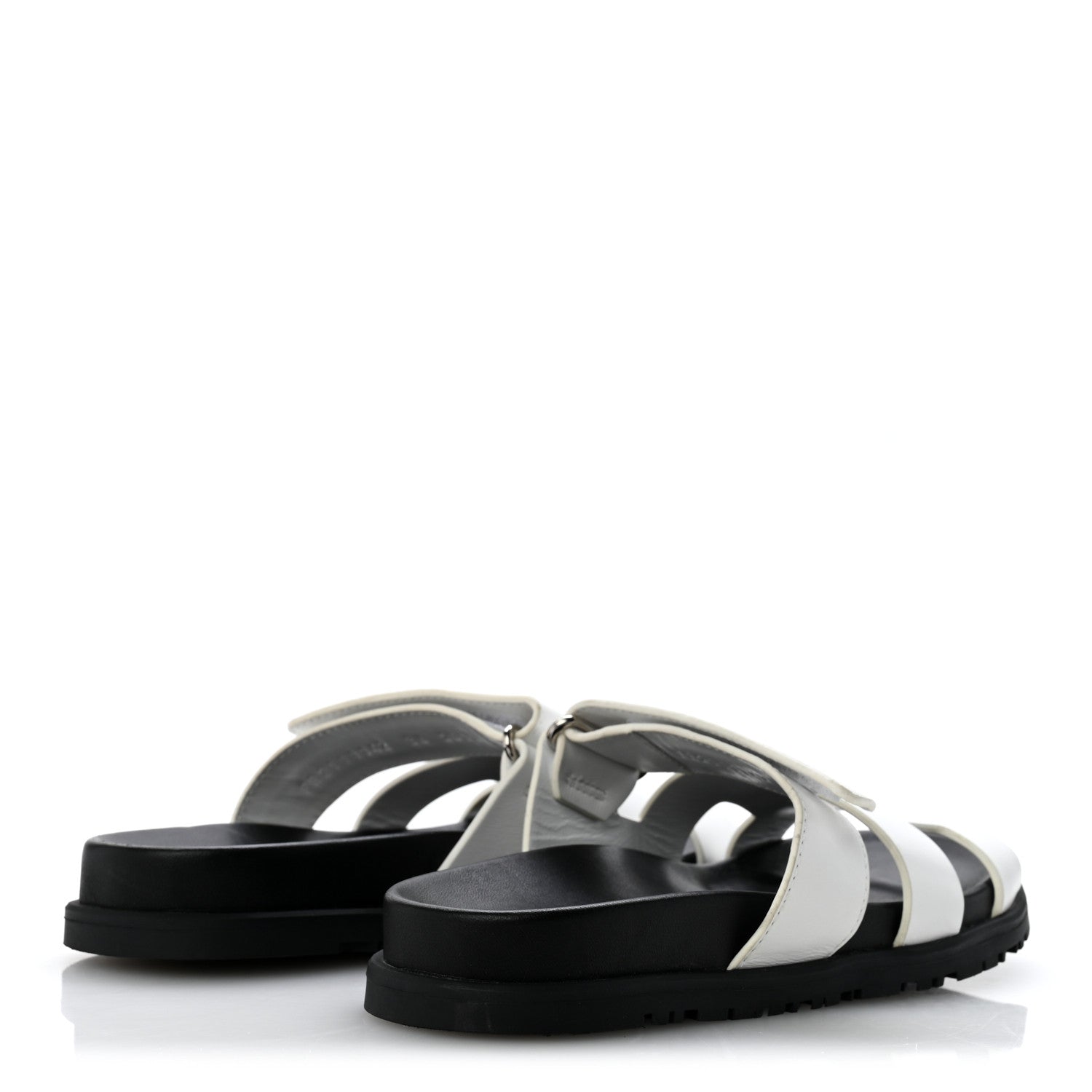 Calfskin Womens Chypre Sandals 36 White