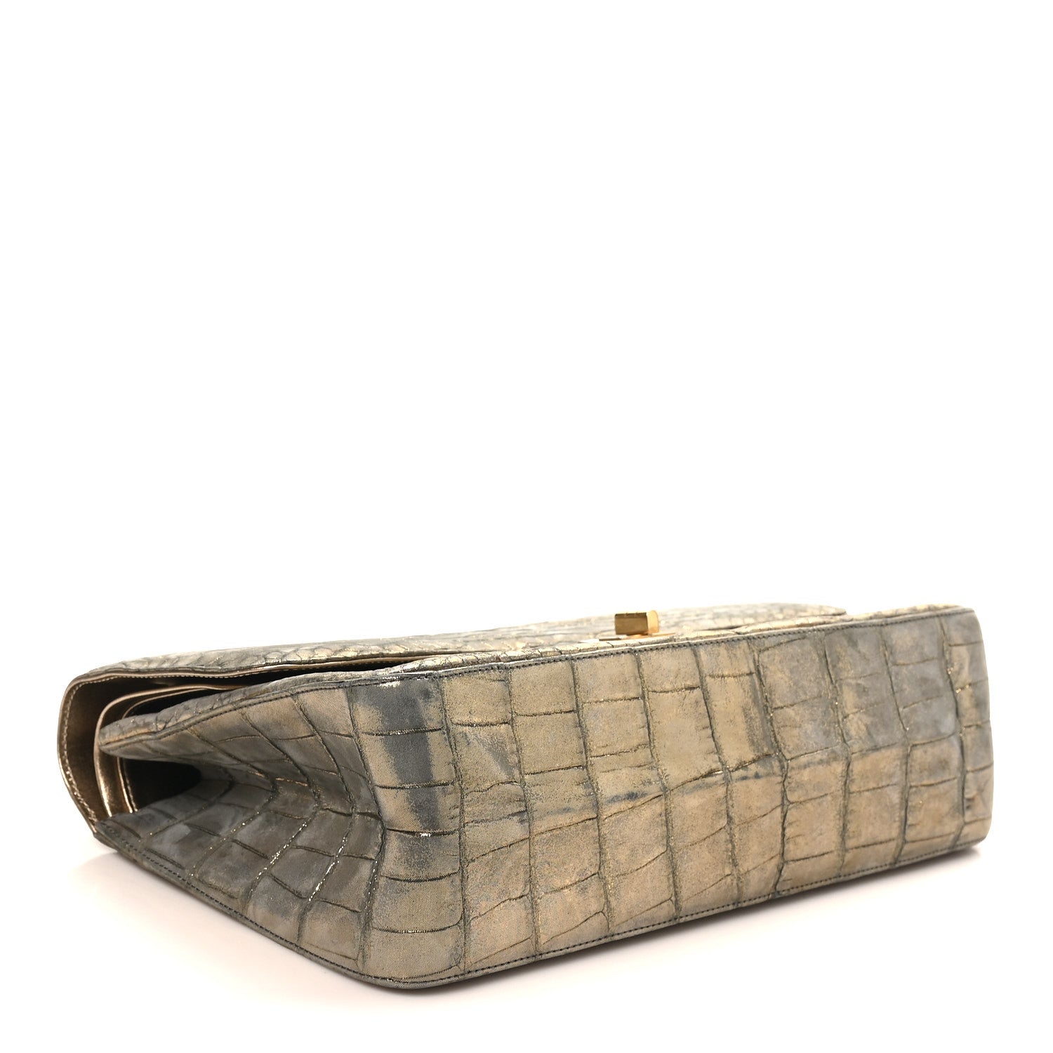 Metallic Alligator 2.55 Reissue 226 Flap Gold