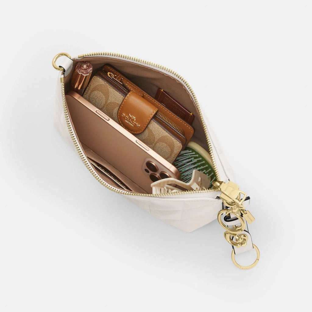 Coach Outlet Caitlin Shoulder Bag With Quilting And Charm