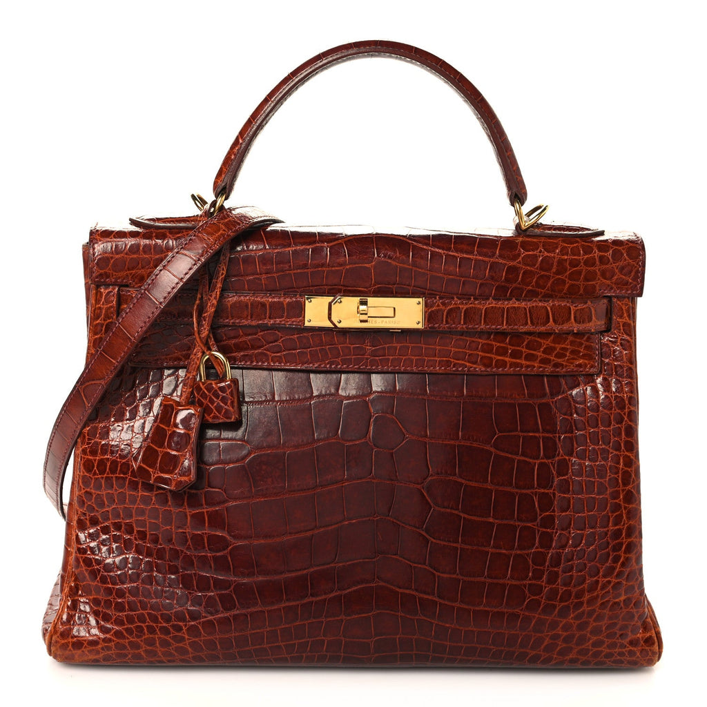 Shiny Alligator Kelly Retourne 32 Miel