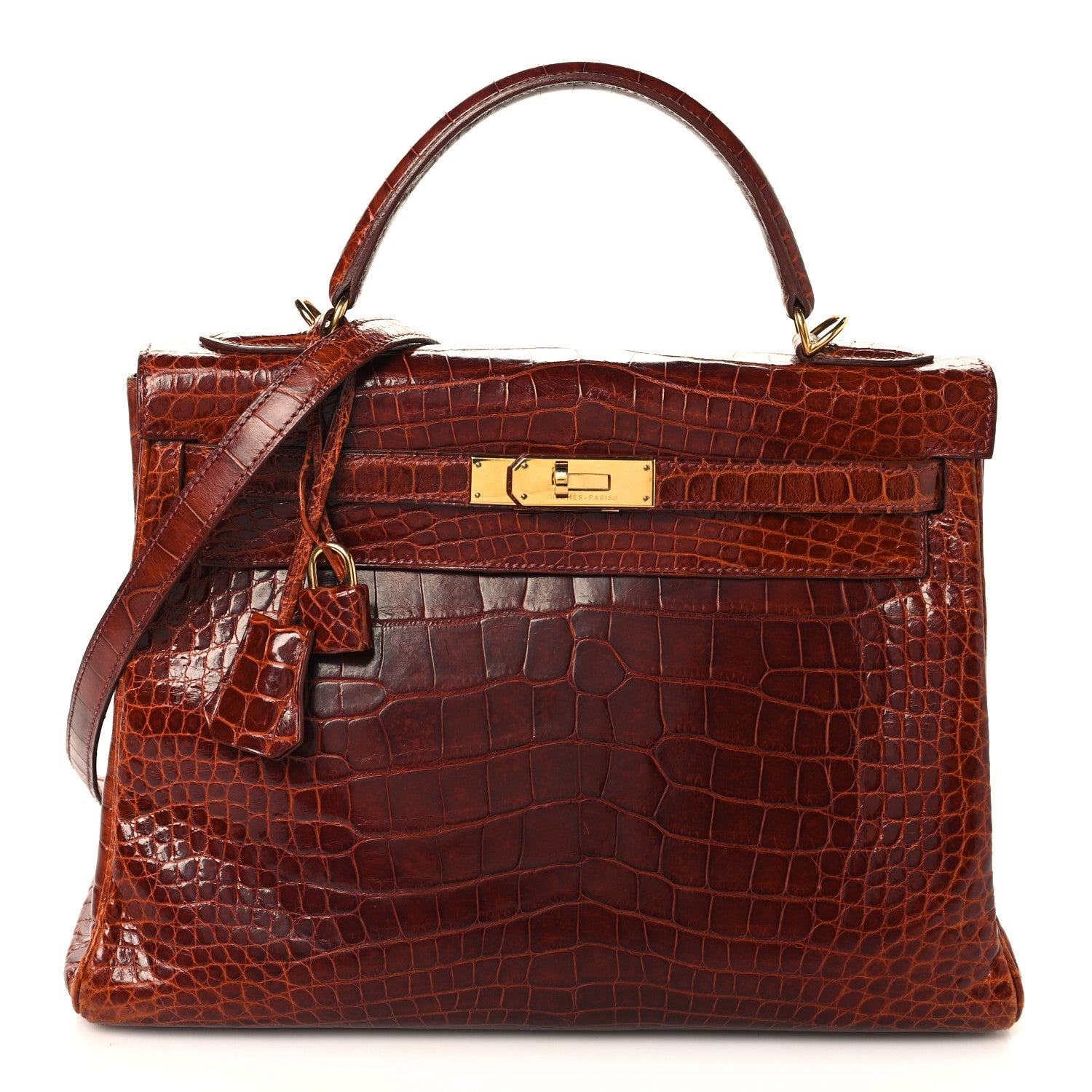 Shiny Alligator Kelly Retourne 32 Miel