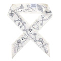 Silk Les Cles A Pois Twilly White Gris Acier