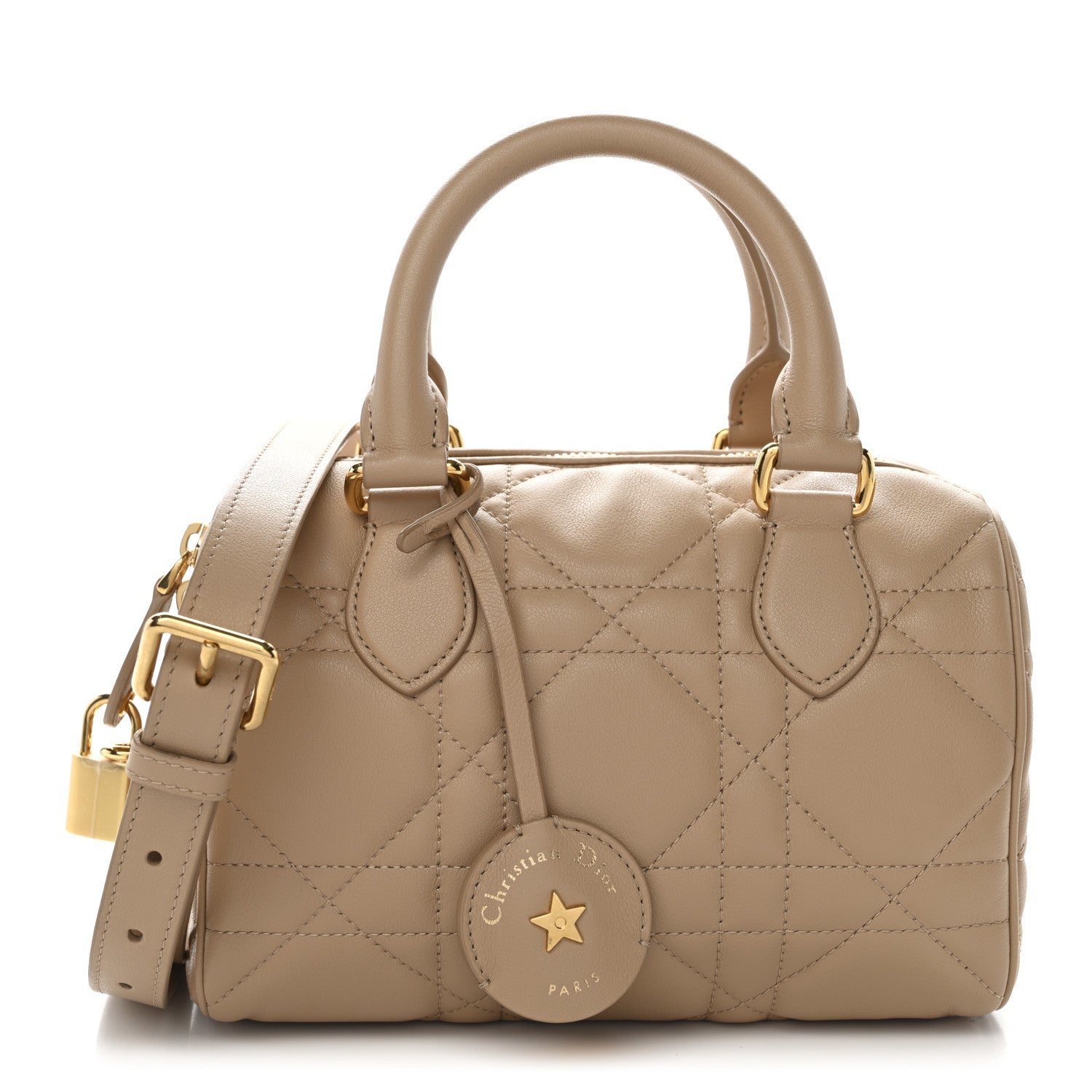 Calfskin Macrocannage Groove 20 Bag Biscuit
