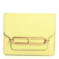 Chevre Mysore Roulis Slim Wallet Jaune Bourgeon