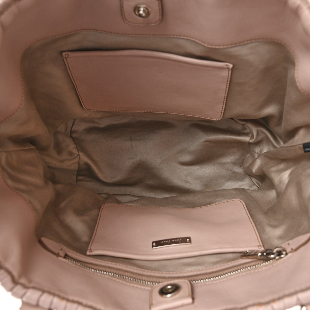 Nappa Matelasse Swarovski Crystal Tote Cammeo