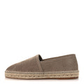 Suede Goatskin Mens Enrique Espadrilles 42 Beige Sable