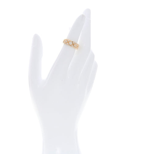 18K Yellow Gold Diamond Small Coco Crush Ring 48 4.5