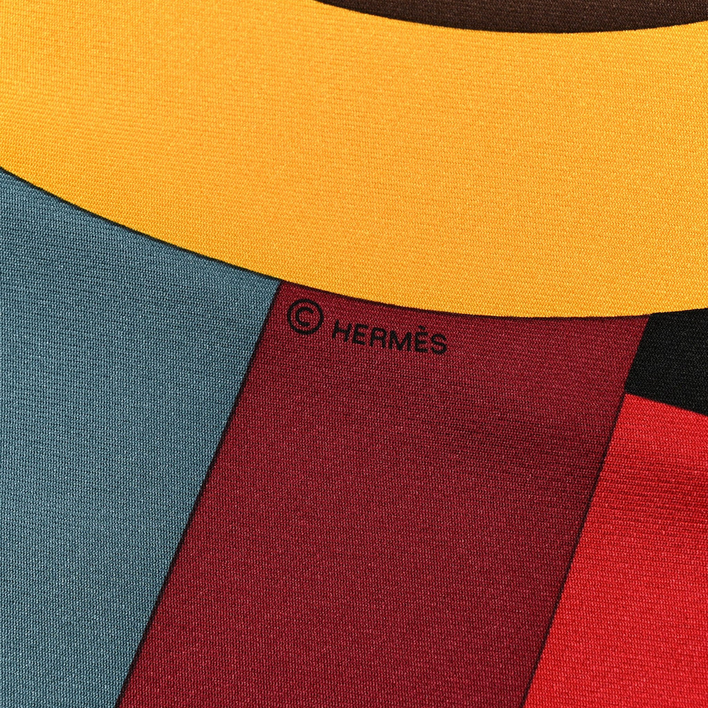 Silk Perspective Cavaliere 90 Twill Orange Rouge H Vert