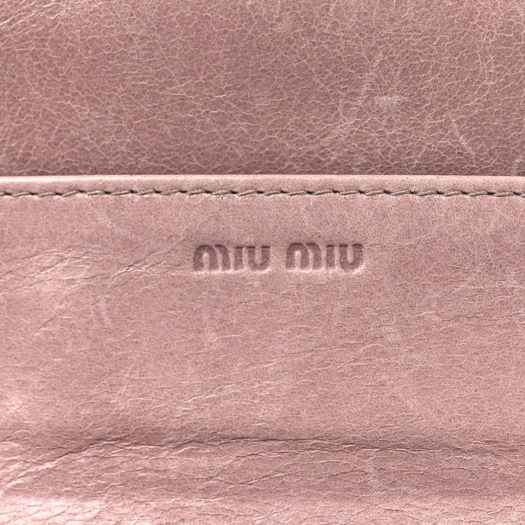 Nappa Lux Matelasse Flap Wallet Mughetto
