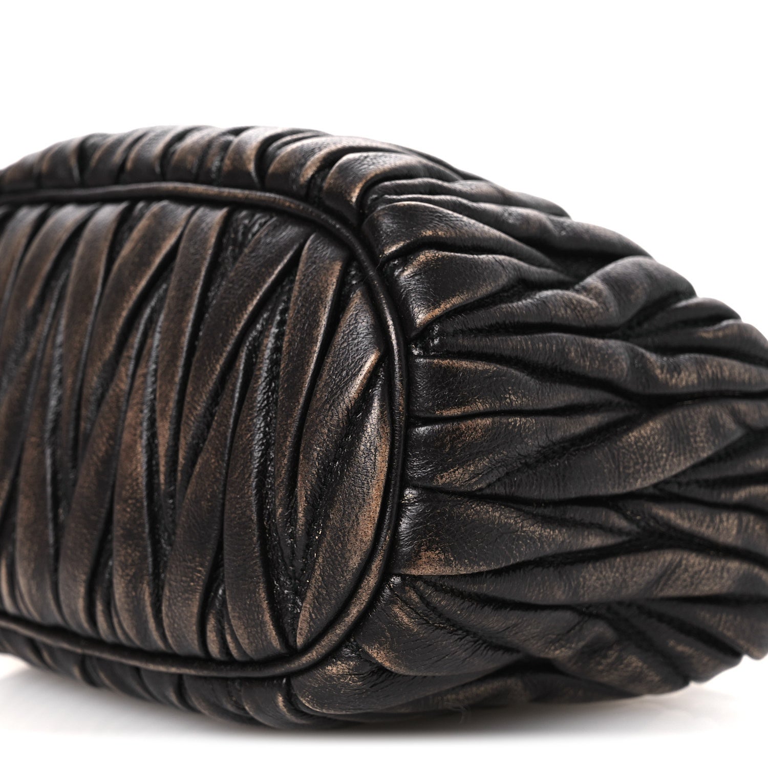 Nappa Matelasse Pouch Sand Coffee