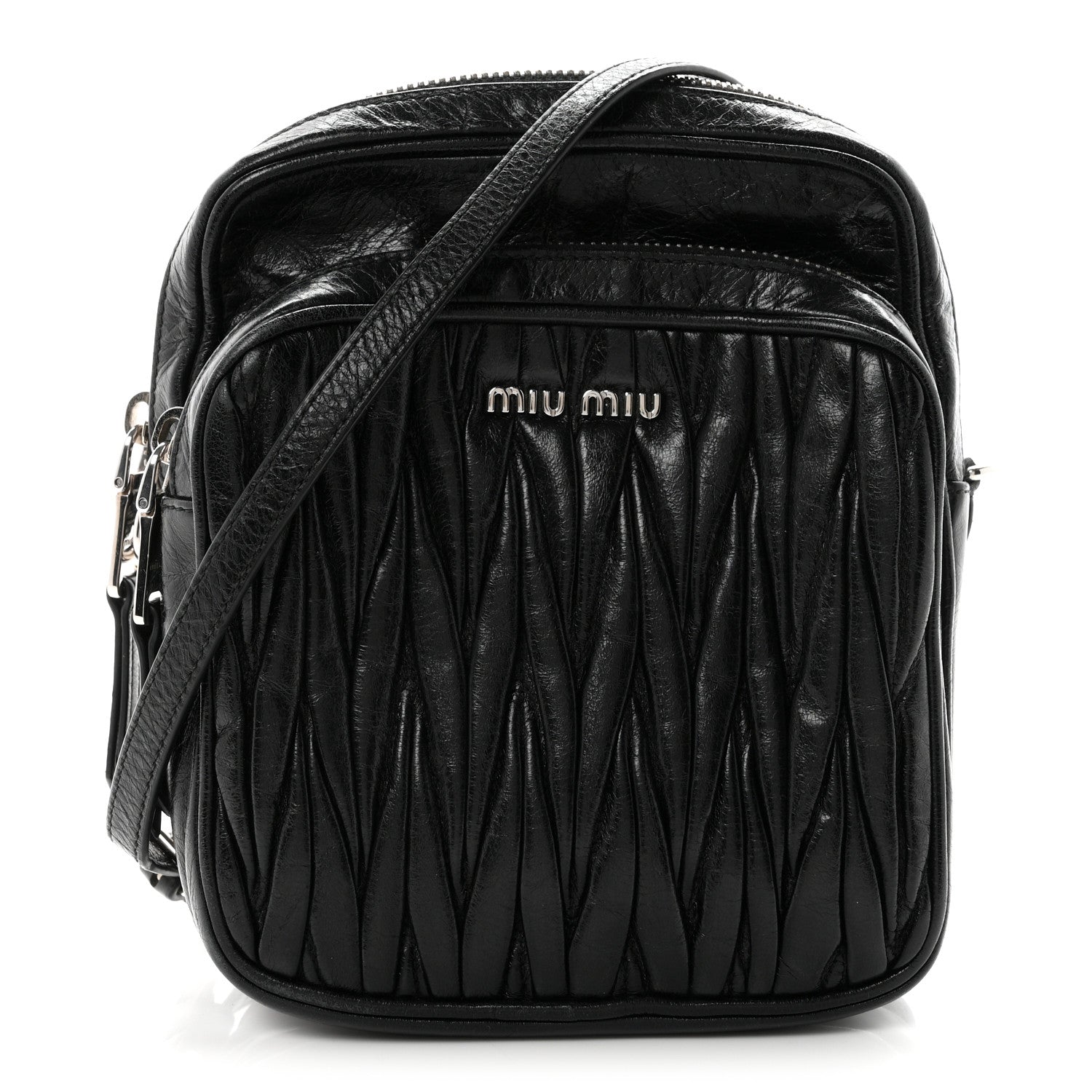 Nappa Matelasse Crossbody Black