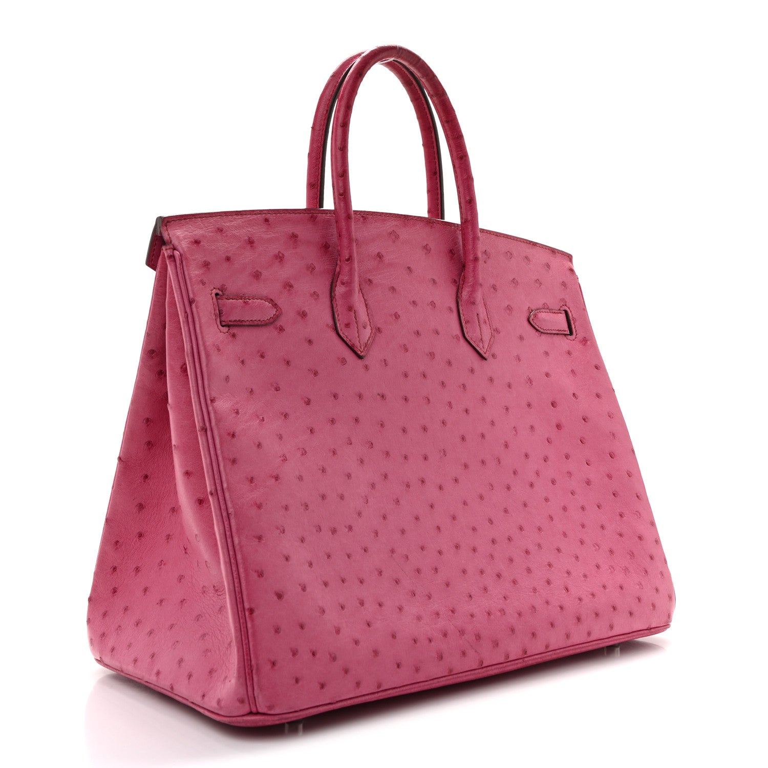 Ostrich Birkin 35 Fuchsia