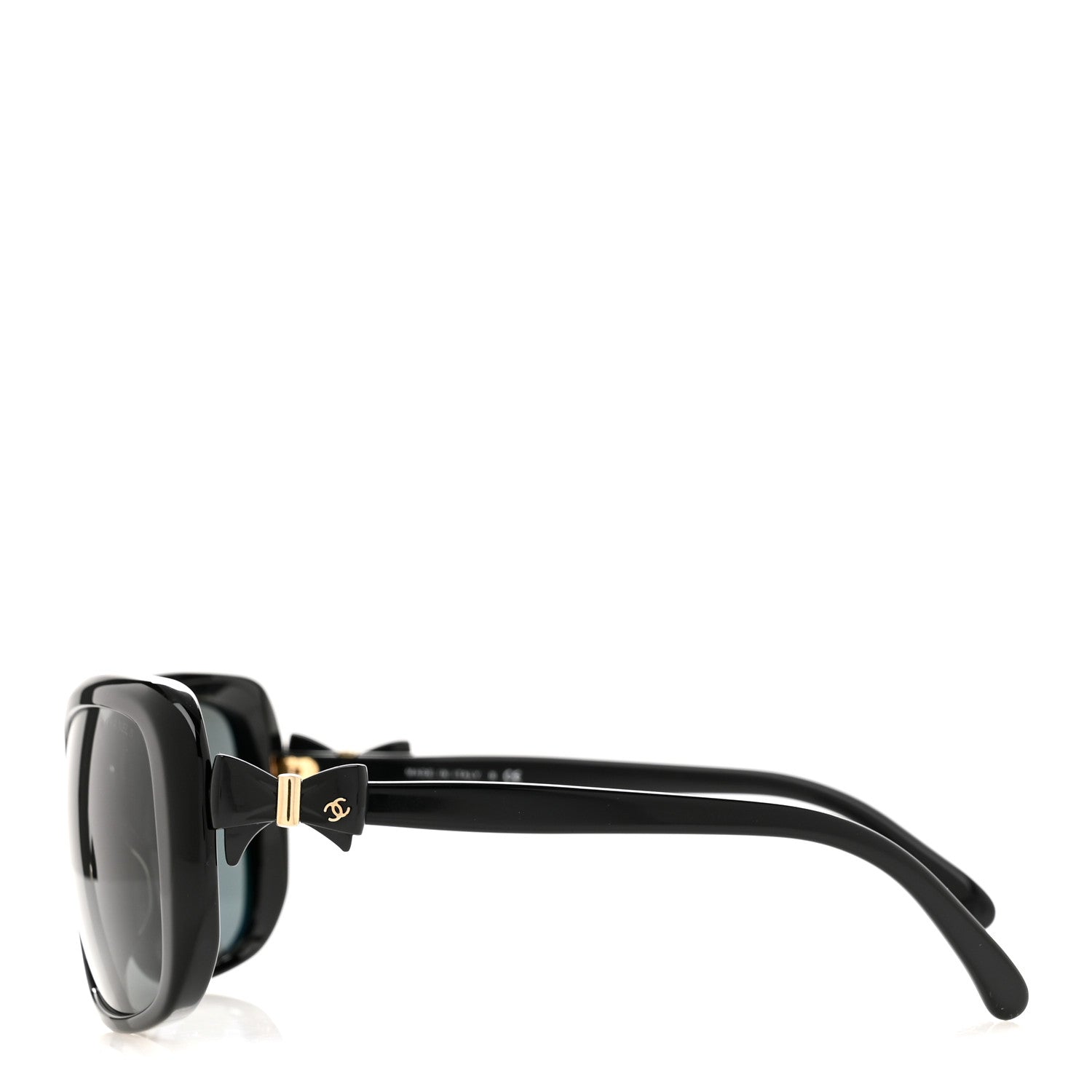 Acetate CC Bow Sunglasses 5171-A Black