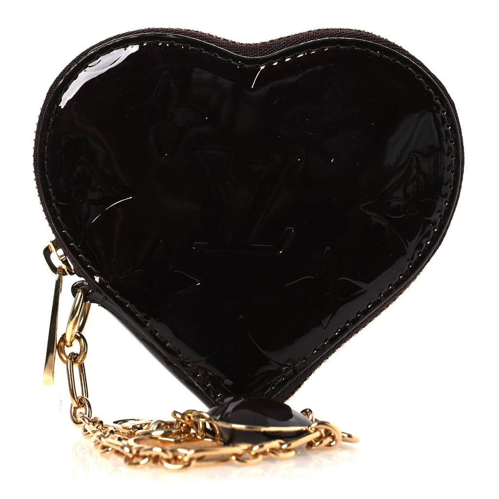 Vernis Coeur Heart Coin Purse Amarante