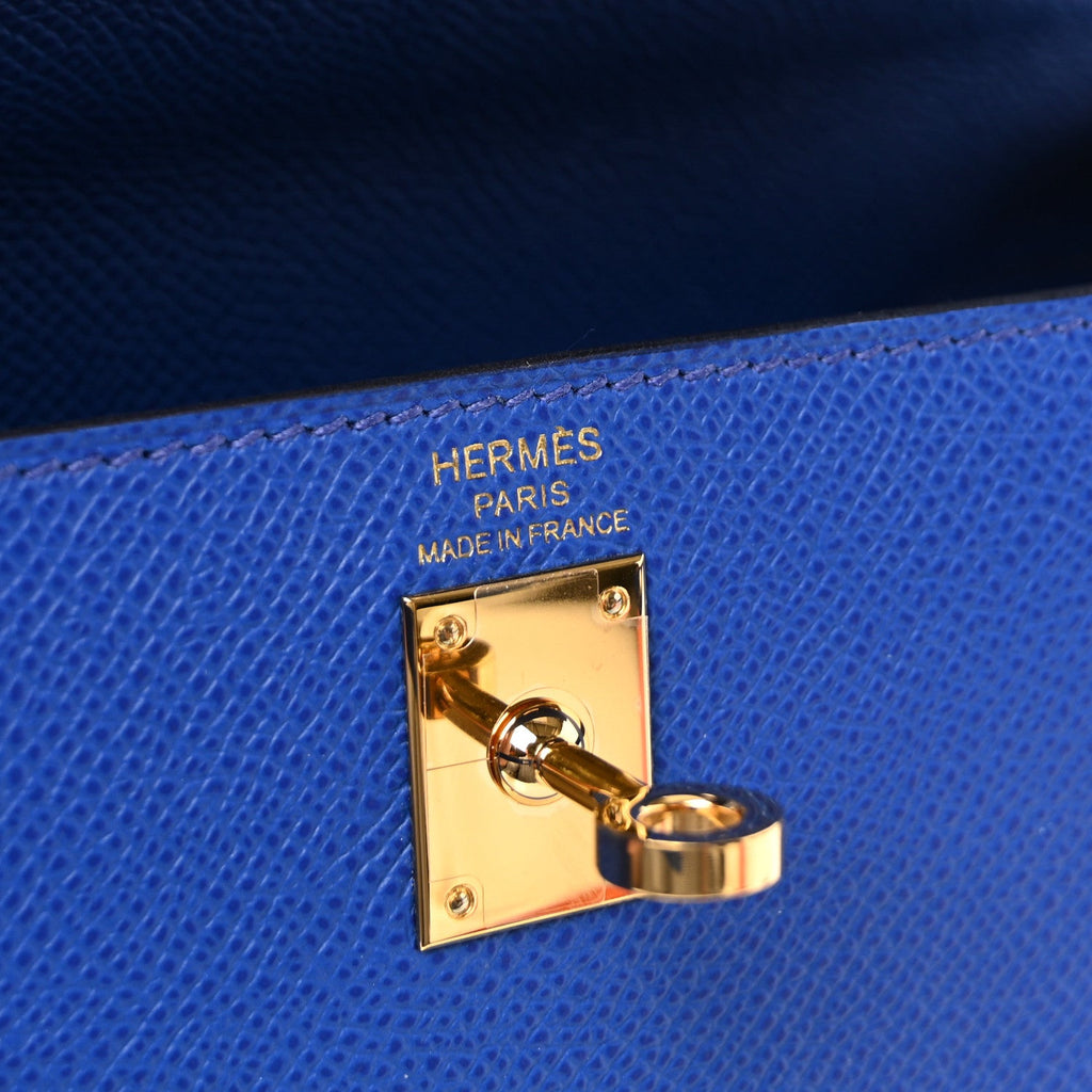 Epsom Kelly Sellier 25 Bleu Royal