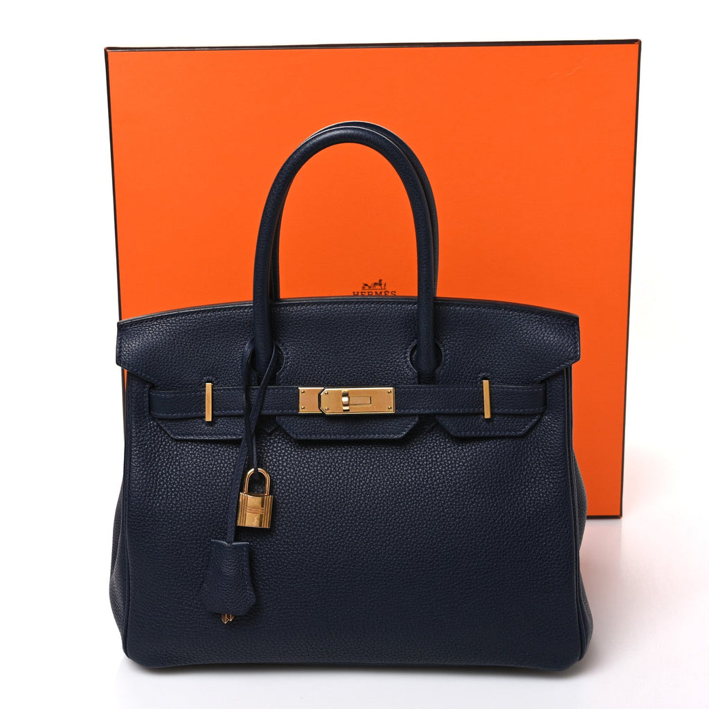 Togo Birkin 30 Bleu Nuit
