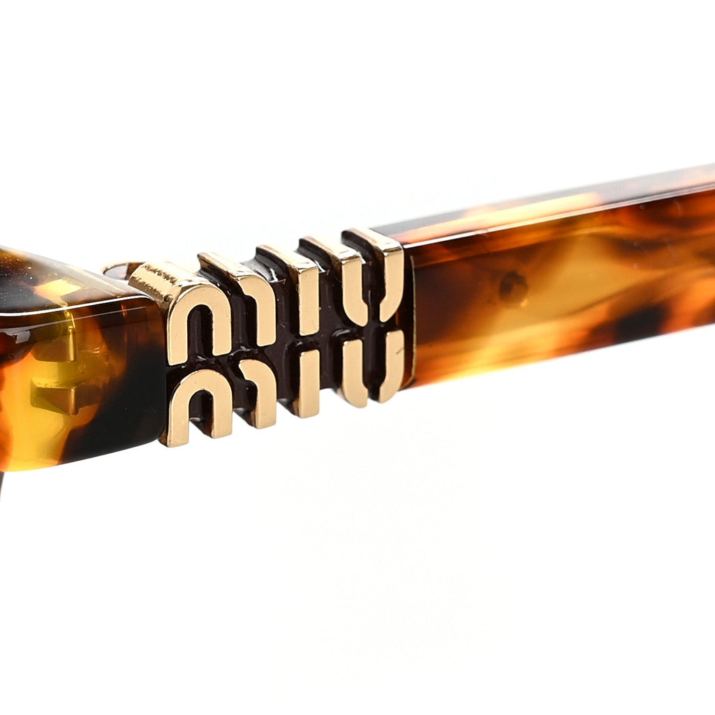 Acetate Rectangle Regard Sunglasses SMU11Z-F Camel Beige