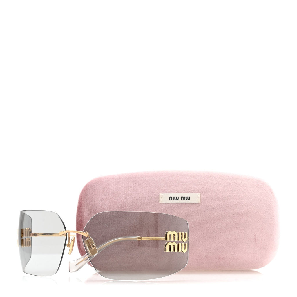Metal Aube Sunglasses SMU54Y Light Gray