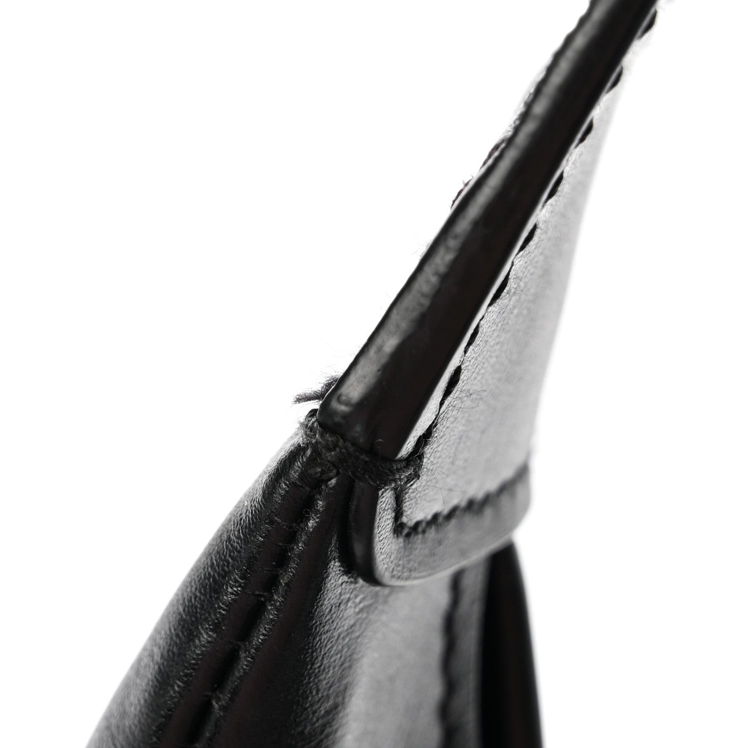 Soft Calf Softy Hobo Bag Black