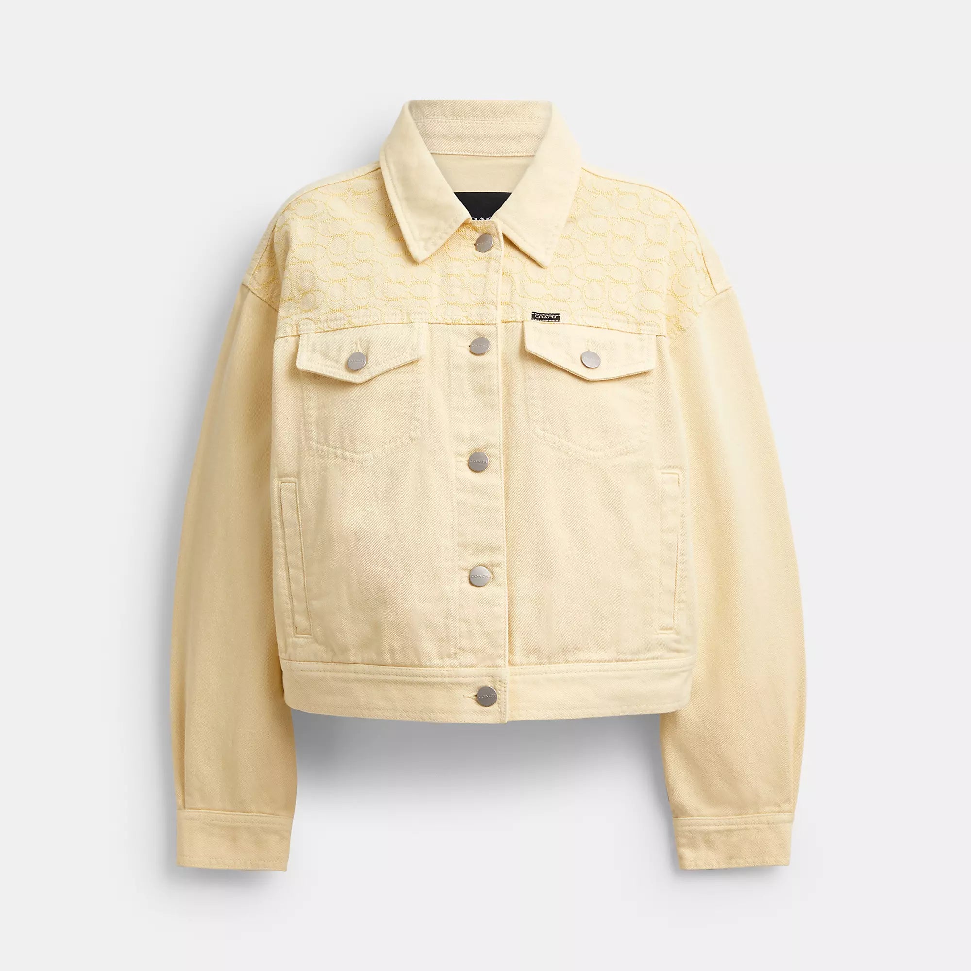 Coach Outlet Garment Dyed Denim Jacket