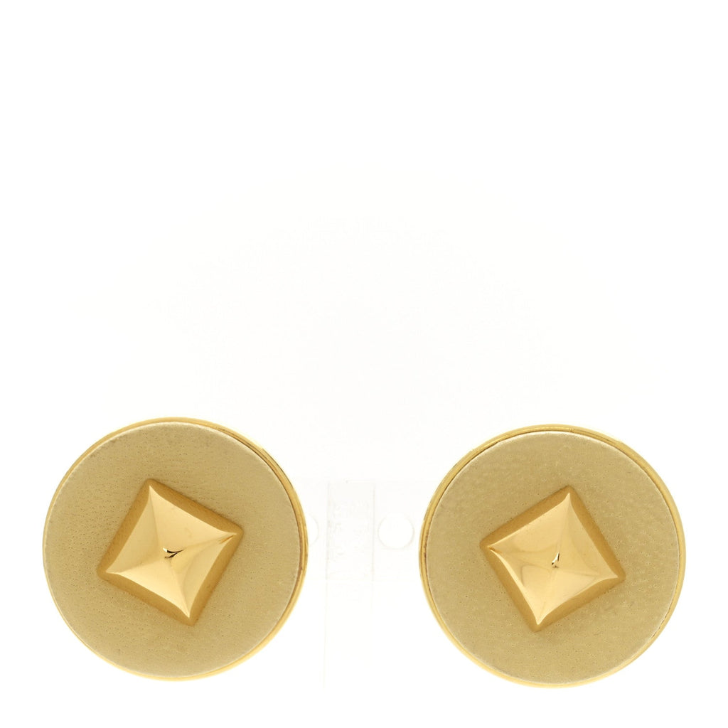 Lambskin Medor Clip On Earrings