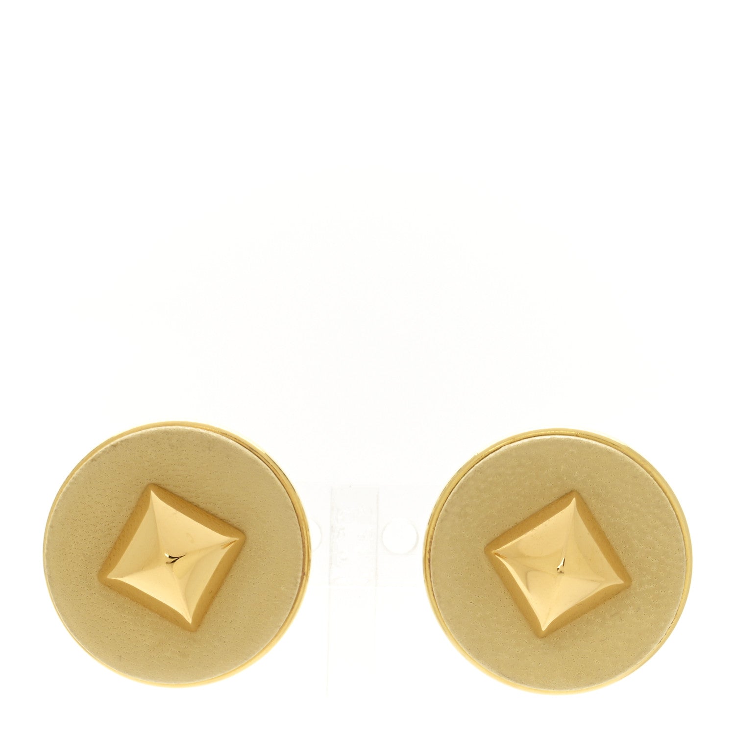 Lambskin Medor Clip On Earrings