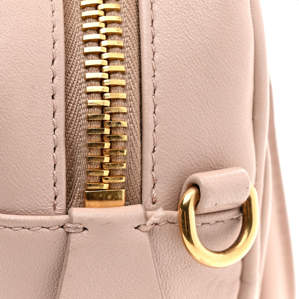 Nappa Matelasse Arcadie Top Handle Bag Cameo Powder Pink