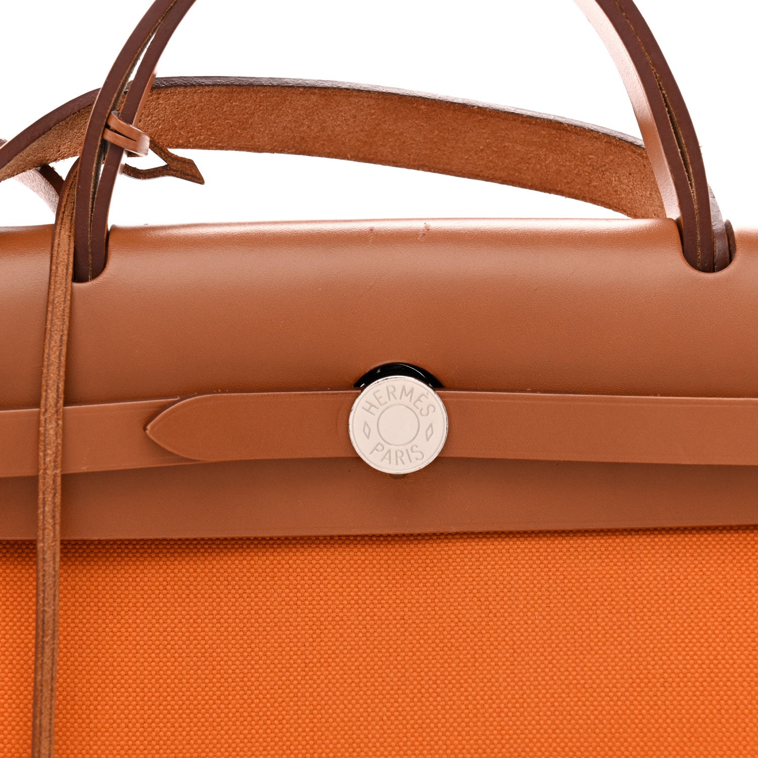 Vache Hunter Toile Herbag Zip 31 PM Orange Fauve