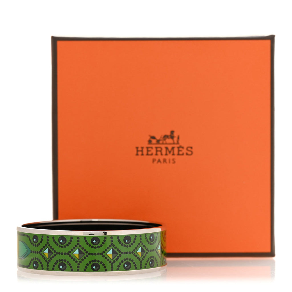 Enamel Printed Colliers de Chiens Wide Bracelet 65