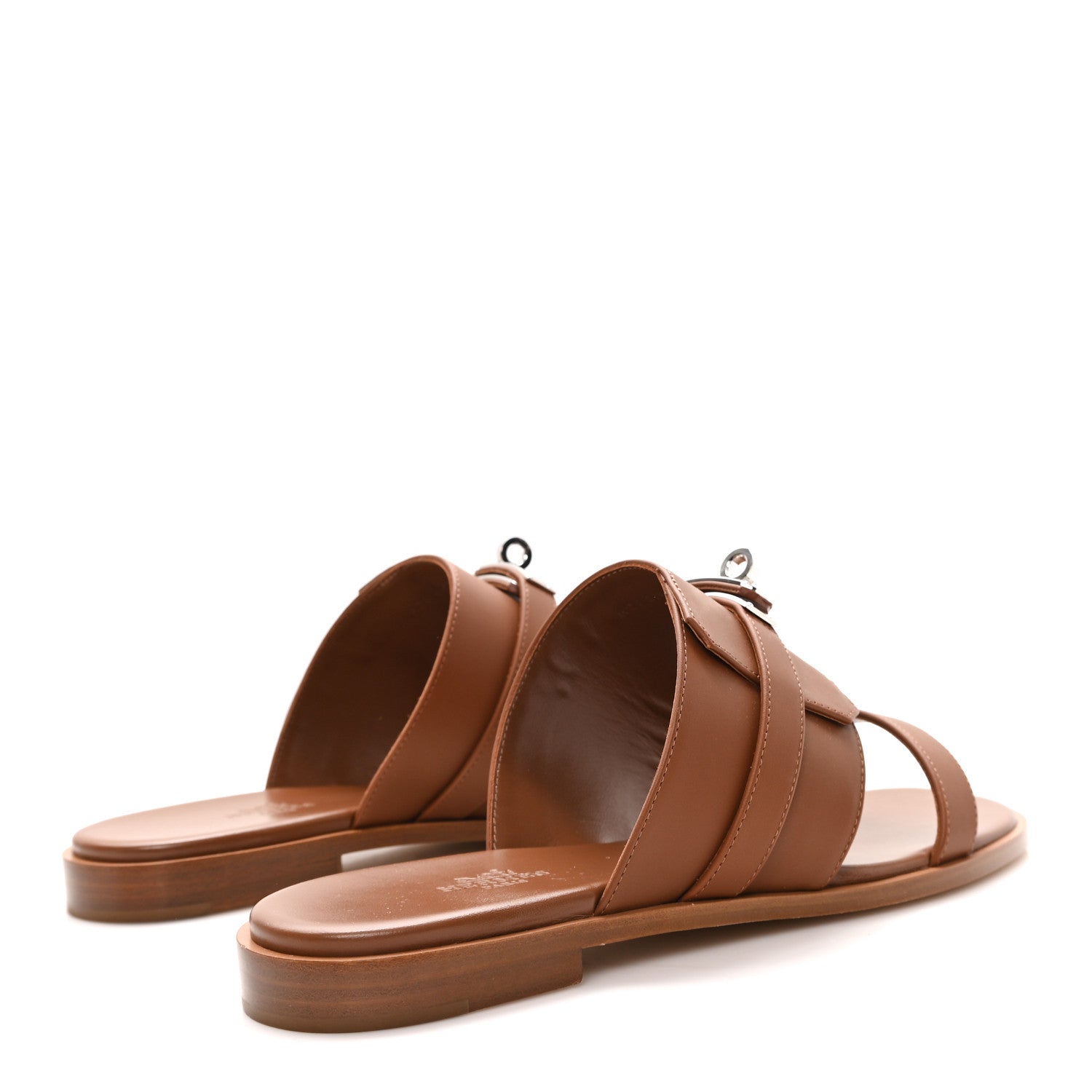 Calfskin Nina Sandals 39.5 Gold