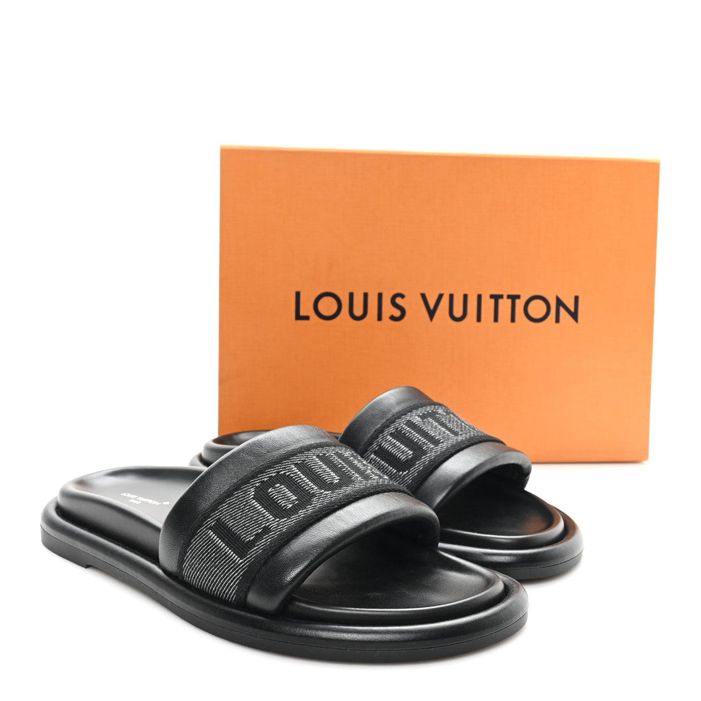 Logo Slide Sandals 39 Black